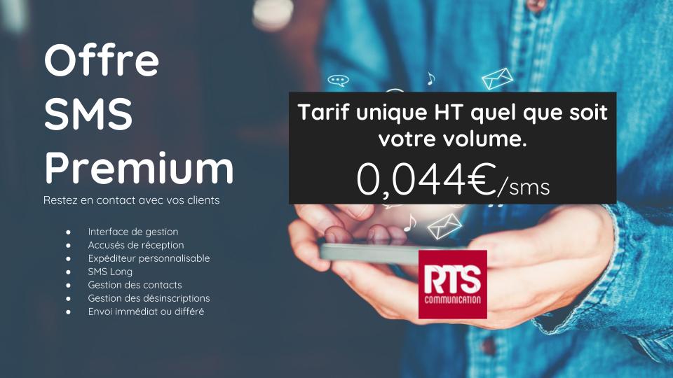 Sms premium le moins cher du marché Sms premium le moins cher du marché
